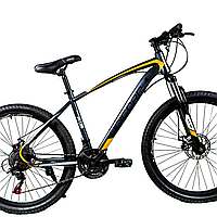 Горный велосипед 26 дюймов Unicorn Speed Велосипед спортивный подростковый 26 Серо оранжевый