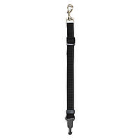 Поводок с крюком безопасности Croci Harness Safety Belt для собак, черный, 2,5*150 см, (C6058185)