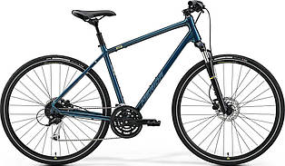 Велосипед MERIDA CROSSWAY 100,L (55),TEAL-BLUE(SILVER/LIME)