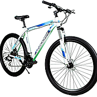 Спортивный горный алюминиевый велосипед 29 дюймов Unicorn Viper Бело голубой