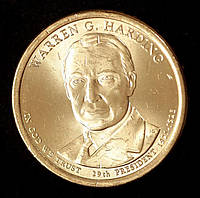 Монета США 1 долар 2014 р. 29-й президент Воррен Гамаліел Гардинг
