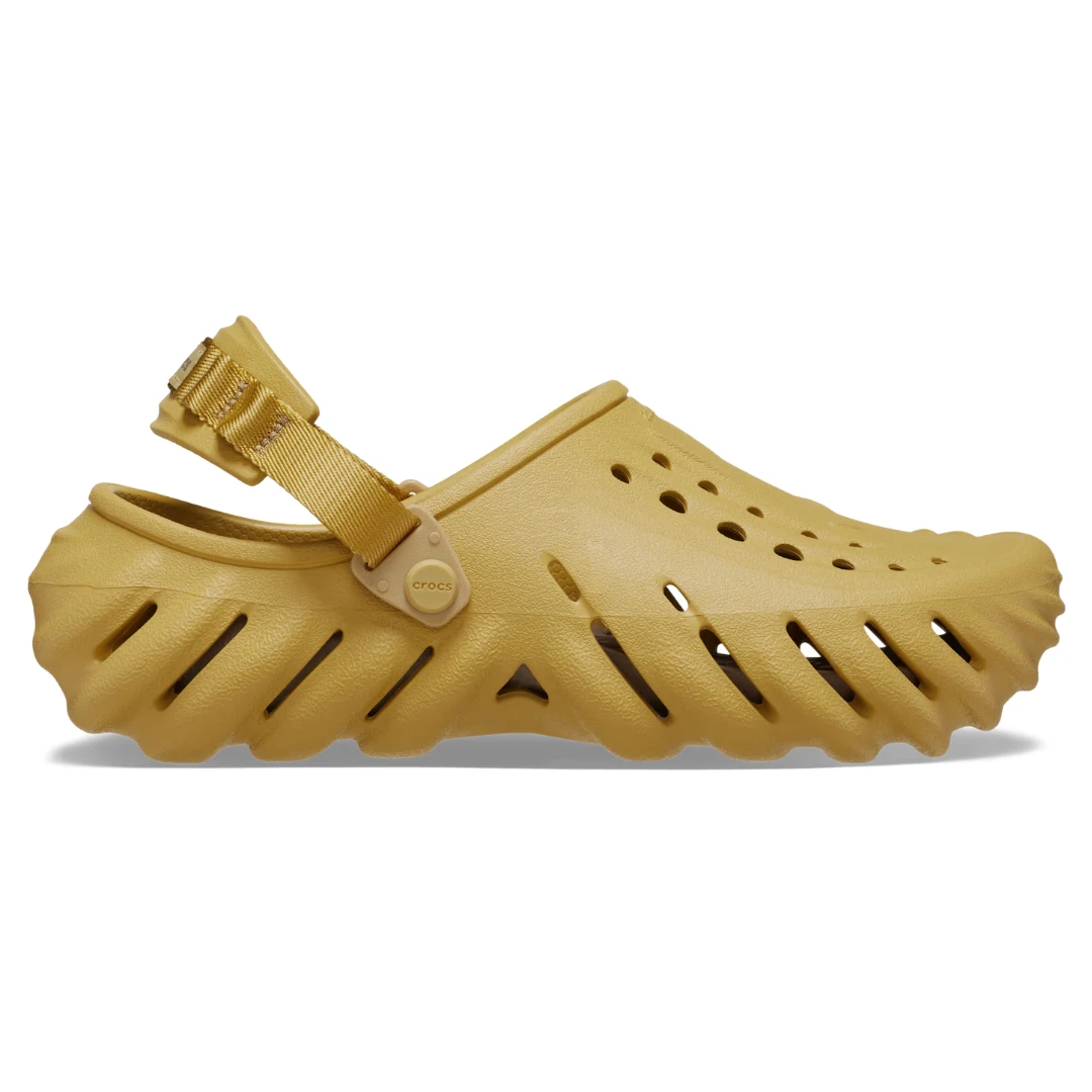Жіночі Сабо Crocs Echo Clog 38 р 24.3-24.8 см Гірчичні 207937-M6/W8 Desert Grass