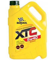 Синтетическое моторное масло Bardahl Xtc 5W-40 4 л, автомобильное масло синтетика
