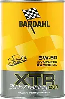 Моторное масло Bardahl Xtr C60 Racing 5W-50 metal 1 л, автомобильное масло моторное синтетика