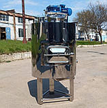 ПВК пароводяний котел PlusTerm 100 літрів, утеплений з двома люками та електромішалкою, фото 2