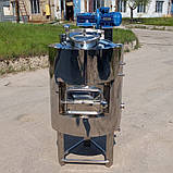 ПВК пароводяний котел PlusTerm 100 літрів, утеплений з двома люками та електромішалкою, фото 3