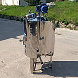 ПВК пароводяний котел PlusTerm 100 літрів, утеплений з двома люками та електромішалкою, фото 5