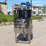 ПВК пароводяний котел PlusTerm 100 літрів, утеплений з двома люками та електромішалкою, фото 8