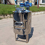 ПВК пароводяний котел PlusTerm 100 літрів, утеплений з двома люками та електромішалкою, фото 6