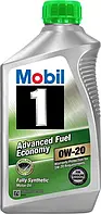 Синтетическое моторное масло в двигатель Mobil 1 Fully Synthetic 0W-20 0.946 л