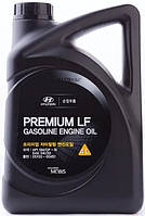 Моторное масло синтетика Mobis Premium Gasoline LF 5W-20 4 л, автомобильное масло моторное