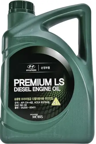 Моторное масло Mobis Premium LS Diesel 5W-30 4 л полуcинтетика, масло ...