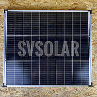 Cкладная, переносная, стеклянная солнечная панель Dokio 200Вт 18В с контроллером, разъем USB 5В 2А