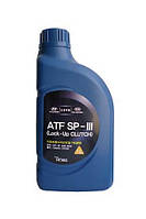Масло трансмиссионное полусинтетическое Mobis ATF SP-III 1л, автомобильное масло трансмиссионное