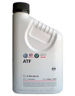 Синтетическое трансмиссионное масло VAG ATF желтая АКПП-6 1 л, автомобильное масло в коробку передач