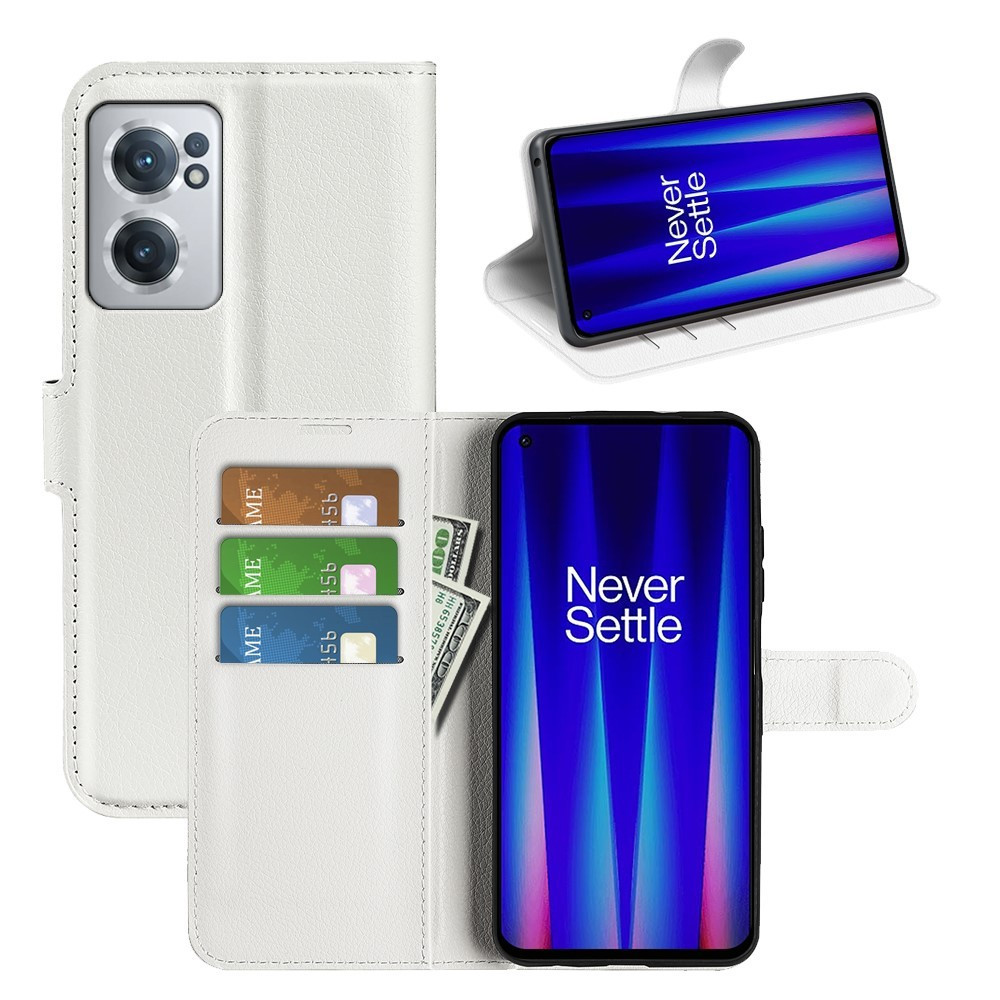 Чохол-книжка Litchie Wallet для OnePlus Nord CE 2 5G White, фото 1