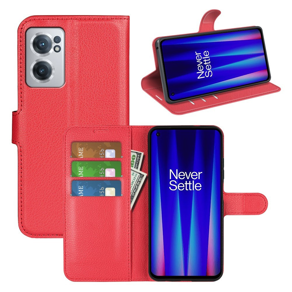 Чохол-книжка Litchie Wallet для OnePlus Nord CE 2 5G Red, фото 1