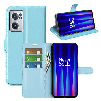 Чохол-книжка Litchie Wallet для OnePlus Nord CE 2 5G Light Blue