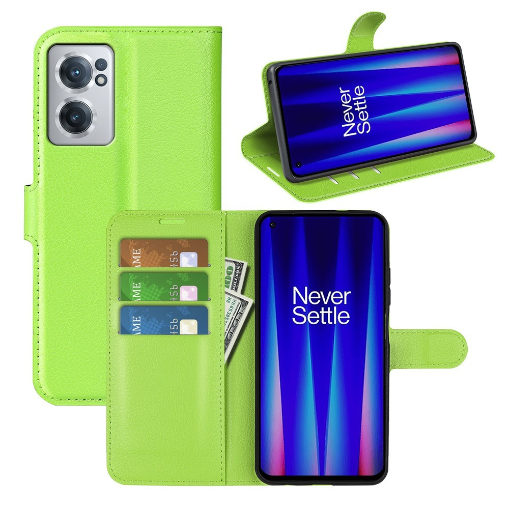 Чохол-книжка Litchie Wallet для OnePlus Nord CE 2 5G Light Green, фото 1
