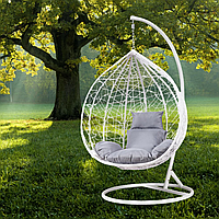 Подвесное кресло-кокон Bonro 329 М одномесное для дачи и сада, Подвесное кресло для детей в комнату и на улиц