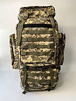 Военный рюкзак 100 литров Пиксель. Вещевой тактический рюкзак водостойкий 100 л