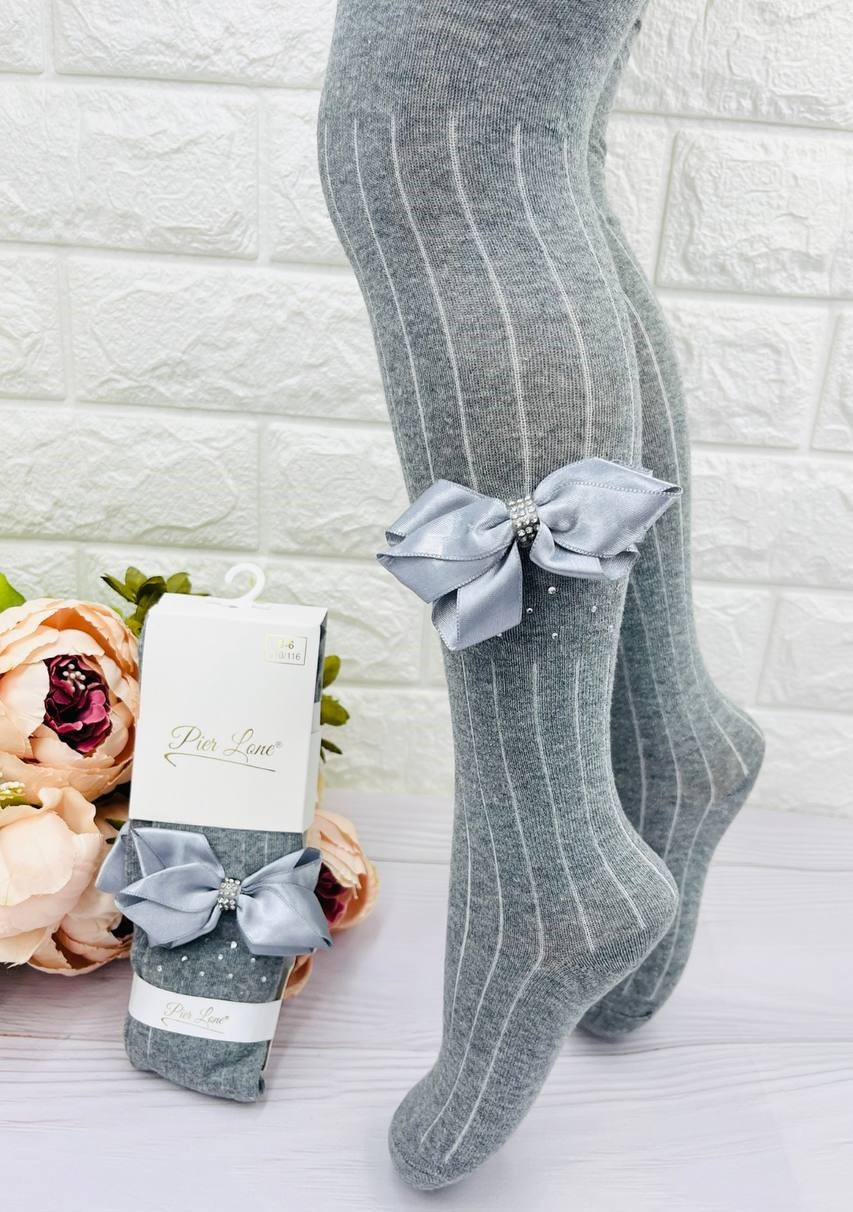 Колготи дитячі з бантиком для дівчинки Турецькі