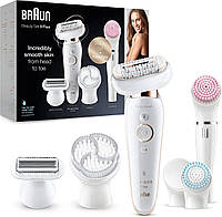 Эпилятор Braun Silk-épil 9 Flex Beauty Set(Уценка) с гибкой головкой для более легкого удаления волос, электри