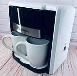 Крапельна кавоварка DOMOTEC MS-0705 500 Вт 2 чашки Біла, фото 5