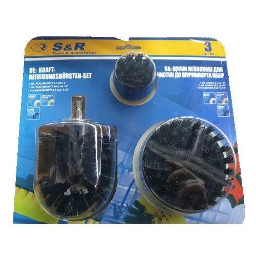 Набір нейлонових щіток S&R чорних 3 шт