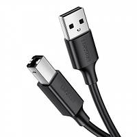 Кабель Ugreen USB type А 2.0 - USB type B для принтеров, сканеров, МФУ 2 м Black (US104)