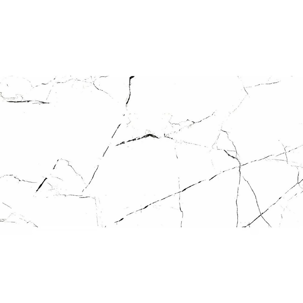Плитка керамогранітна ALASKA WHITE 60X120 RECT. (1,44) HIGH GLOSSY