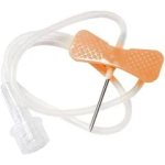 Катетер внутрішньовенний Волес типу "метелик", р. 25G (жовтогарячий), стерильний" (100 шт./уп.)