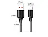 Кабель зарядный UGREEN 100W 6A USB C Cable 6A Fast Charging 0.5 м Black (US303), фото 11