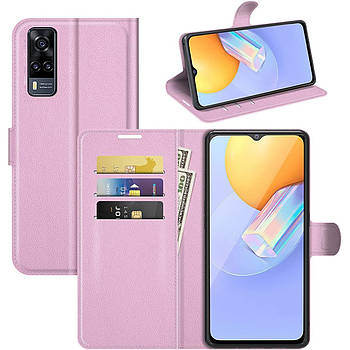 Чохол-книжка Litchie Wallet для Vivo Y31 / Y51 (2020) Light Pink