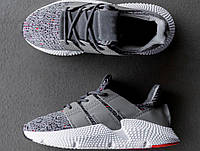 Мужские Кроссовки Adidas Prophere "Grey Solar Red"