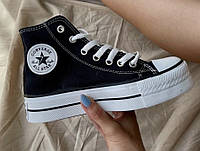 Женские кроссовки Converse High x Chuck Taylor Platform Black