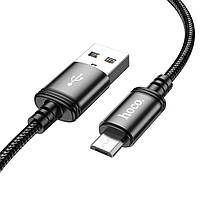 Кабель Hoco X91 USB to MicroUSB 3m черный