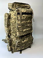 Военный рюкзак 110 литров ПИКСЕЛЬ КОРДУРА. Вещевой тактический рюкзак водостойкий 110-120 л