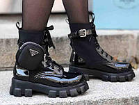 Ботинки женские Prada Leather Boots