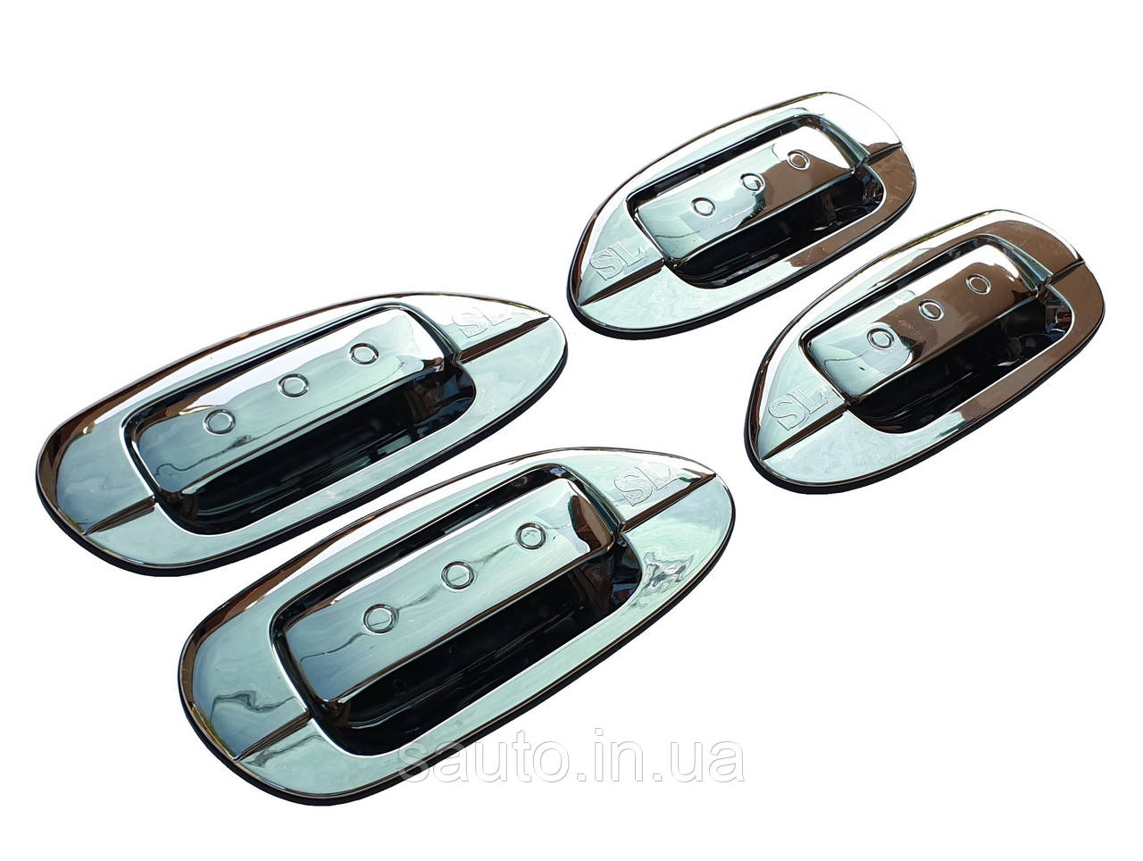 Дверні ручки на ваз 2110, 2111, 2112 металеві, з накладками на двері