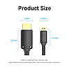 Перехідник кабель Vention Micro HDMI-HDMI 4K 60 Гц 18 Гбіт/с 2 м Black (AGIBH), фото 9