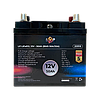 Акумулятор LP LiFePO4 універсальний із зарядним пристроєм 12V (12,8V) - 50 Ah (640Wh) (BMS 50A/25А) пластик, фото 3
