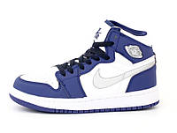 Женские кроссовки Jordan 1 Blue/White