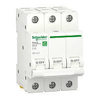 Автоматичний вимикач Schneider 6кА C 3p 16А Resi9