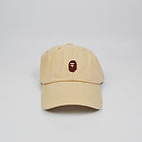 Кепка bape black ape head one point panel cap бейсболка 001cpi301009m бейп, фото 3