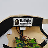 Кепка bape black ape head one point panel cap бейсболка 001cpi301009m бейп, фото 7