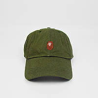 Кепка bape black ape head one point panel cap бейсболка 001cpi301009m бейп