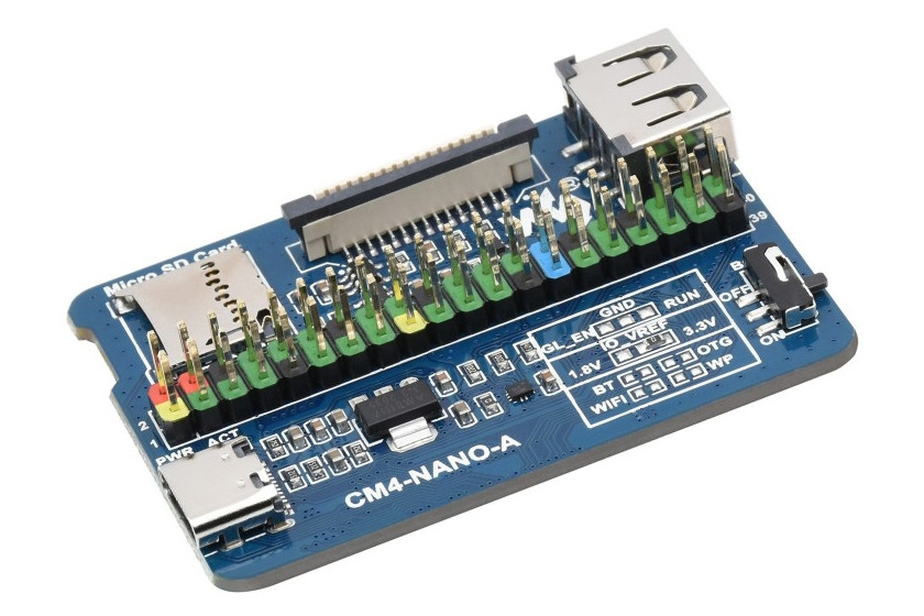 Плата розширення NANO A для Raspberry PI CM4 (USB, MicroSD) amc
