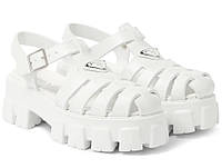 Босоножки женские Prada Monolith Platform Sandals White