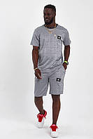 Чоловічий літній спортивний костюм Dolce&Gabbana CK6417 сірий
